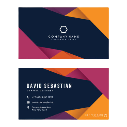Modern creative business card