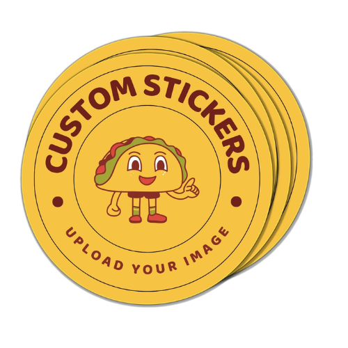 Custom Round Stickers For Small Business Custom Sticker